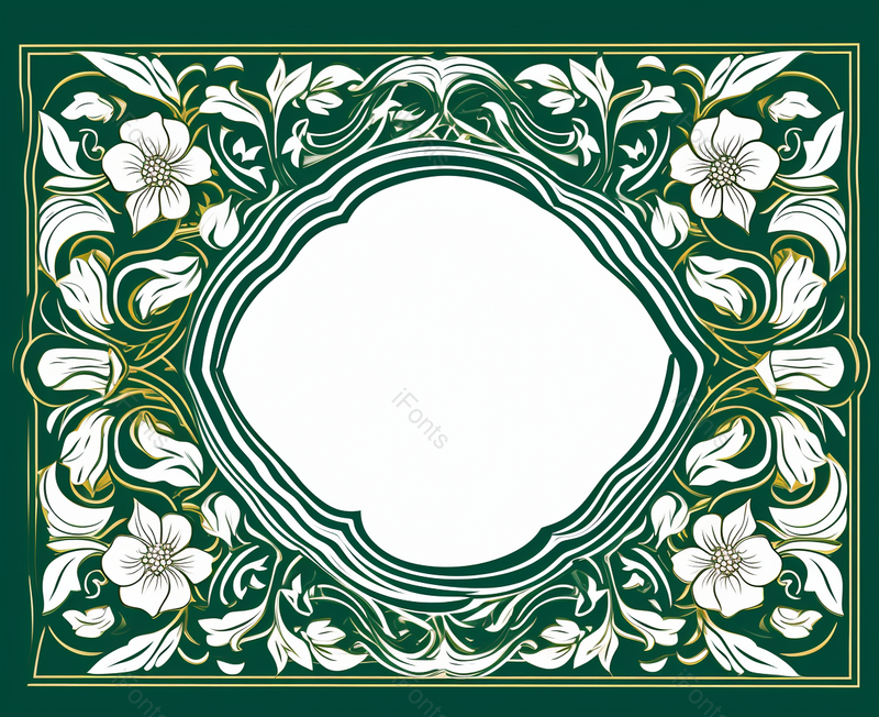 绿色植物花纹,插画/手绘图,插画/手绘图库,插画/手绘图下载,插画/手绘